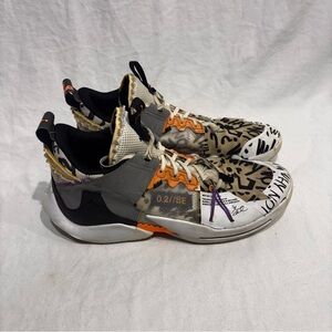 Nike Air Jordan Why Not Zer0.2 SE PF Orange Pulse Men’s Sz 12 Basketball Shoes